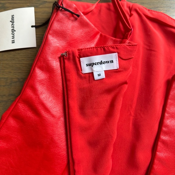 superdown Red Mini Dress - Picture 4 of 5